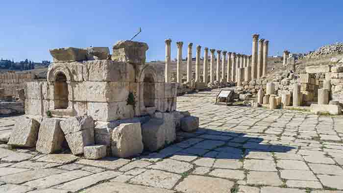 239 - Jordania - Jerash - Decumanus Maximus